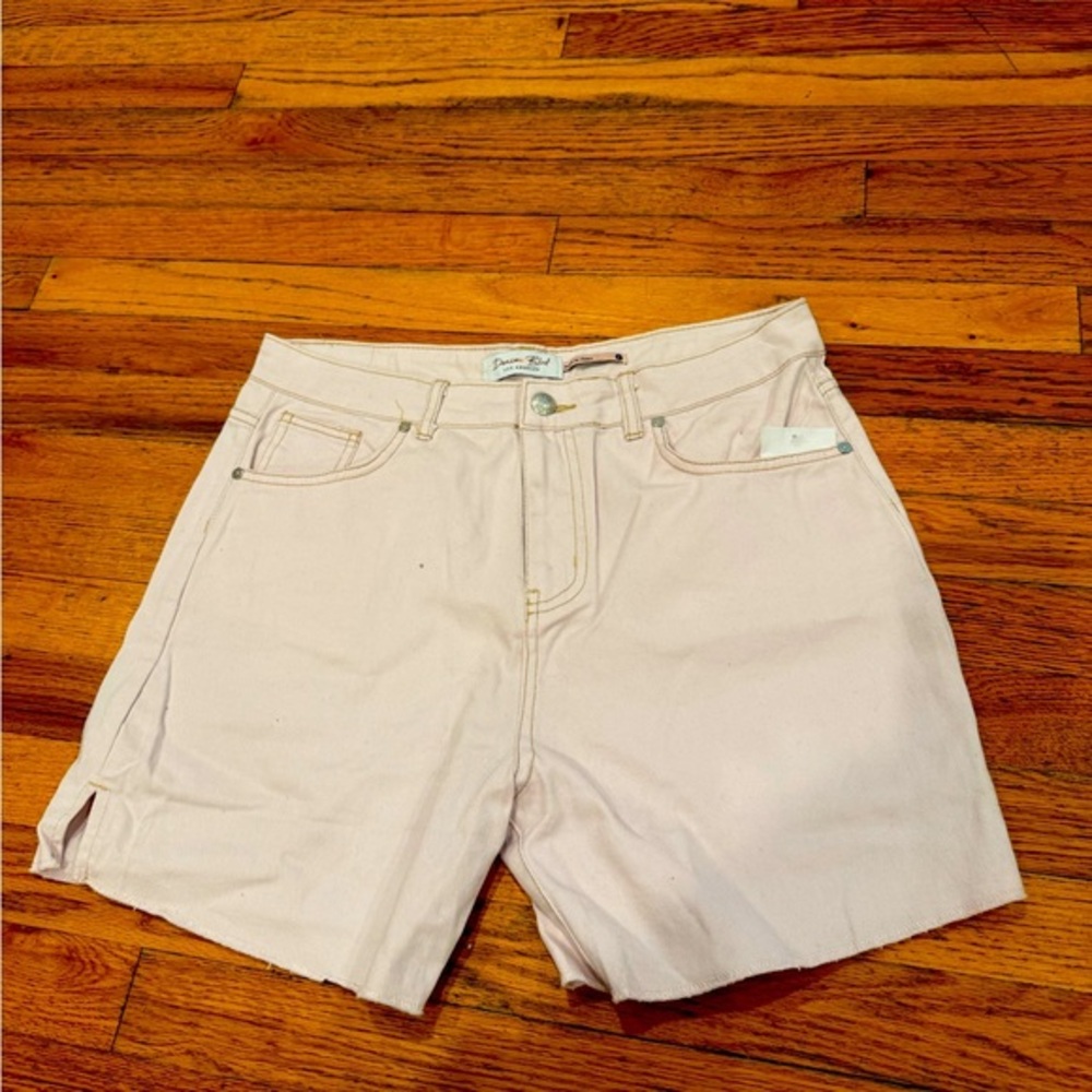 Pastel Pink Women's Shorts by DENIM BLVD-lightweight but sturdy!Cute comfy & FUN